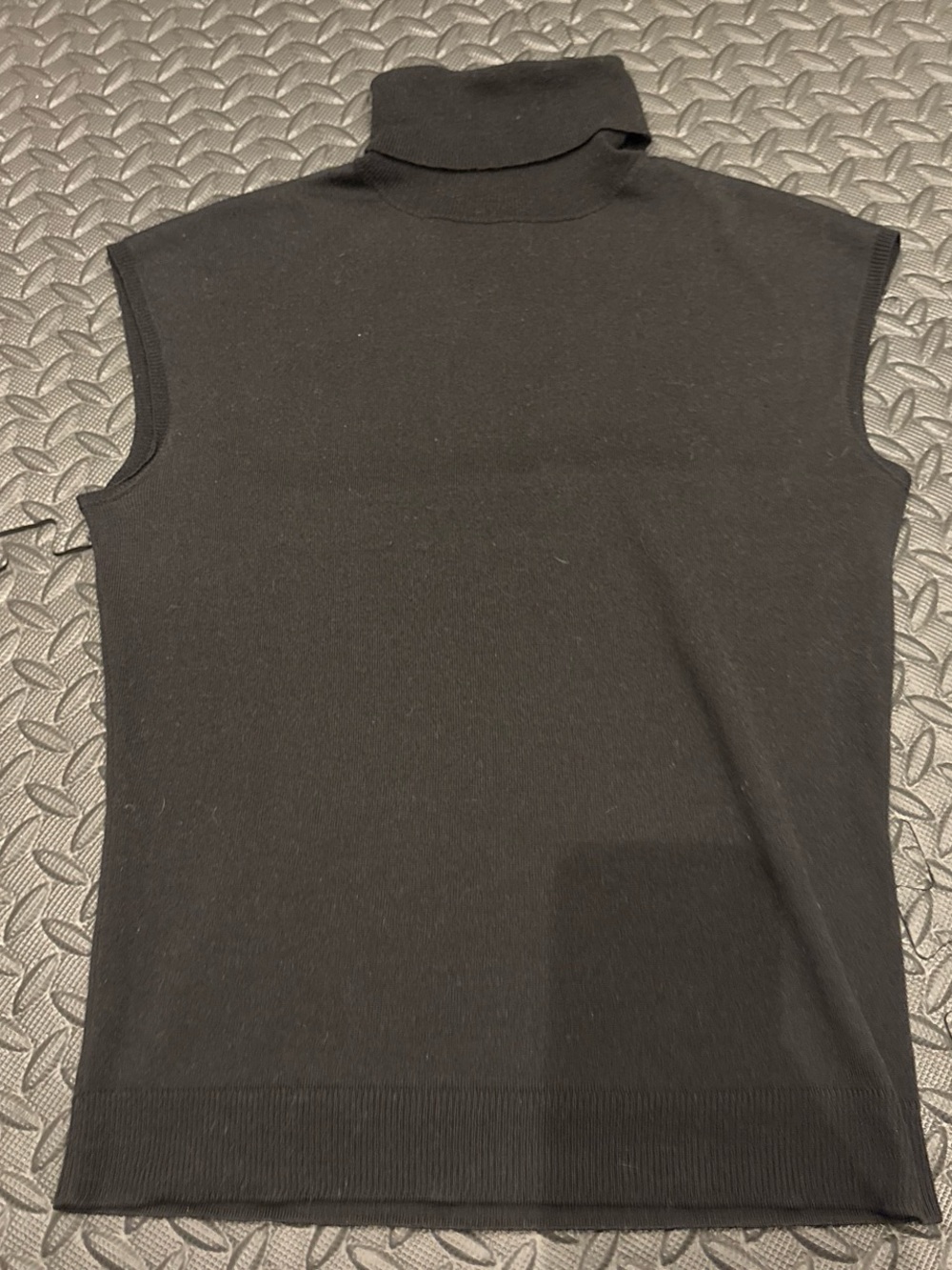 Ralph Lauren Black Sleeveless Turtleneck Tank